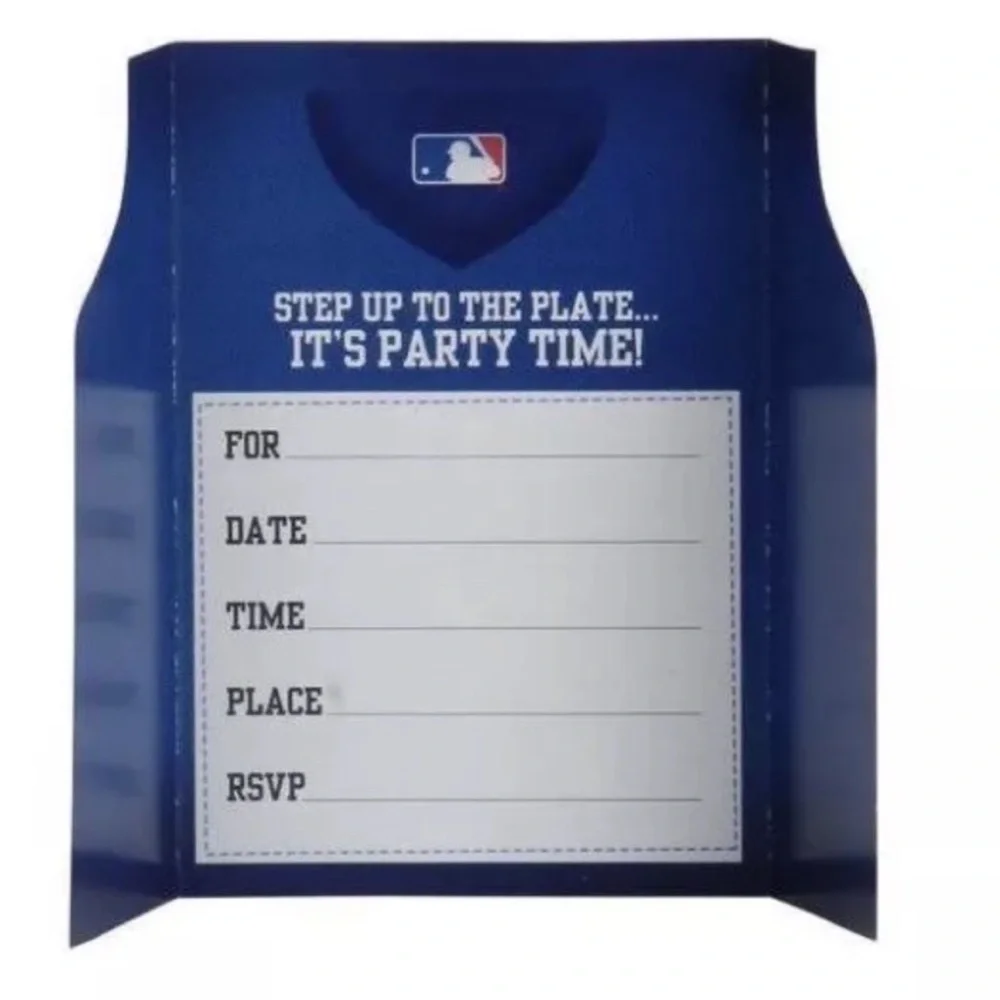 MLB Chicago Cubs Baseball Invitations and Thank You Cards - 2 Pack
